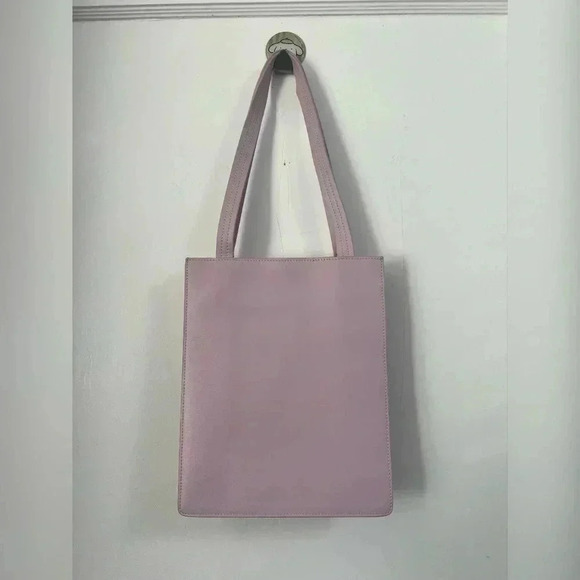 Baggu Leather Retail Shoulder Bag in Pale Orchid RARE - Picture 4 of 7